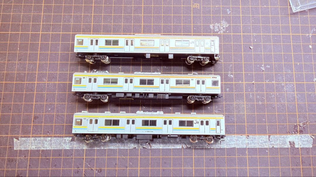 鉄道コレクション【鶴見線】205系&101系セット　N化済み