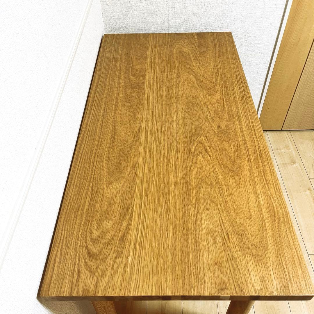 【美品】無印良品 木製テーブル（天板＋脚4本セット）オーク材