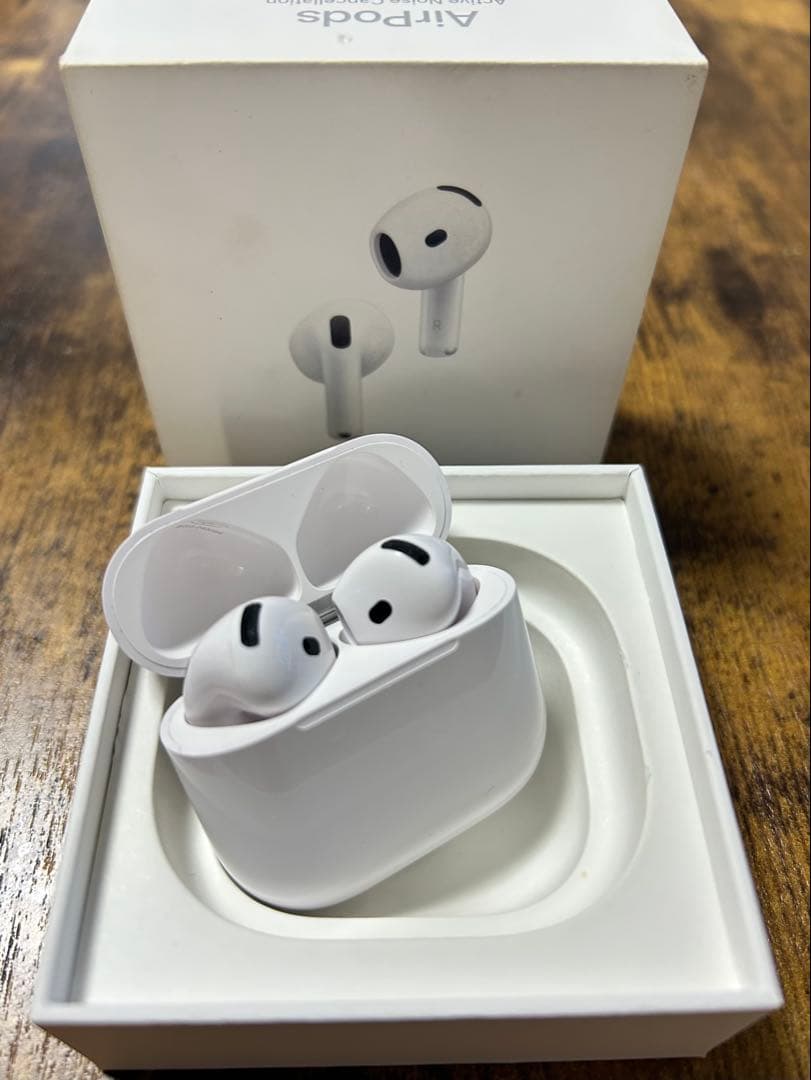 【左耳・ケース良品】AirPods 4 ノイキャン搭載モデル（右耳不動） 楽天市場】【未使用】左耳のみ Apple AirPods 4 ANC アクティブノイズ