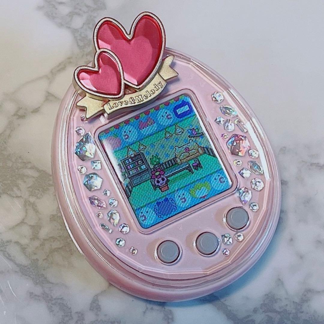 たまごっちピース ピンク たまデコピアス ラブメロver. セット