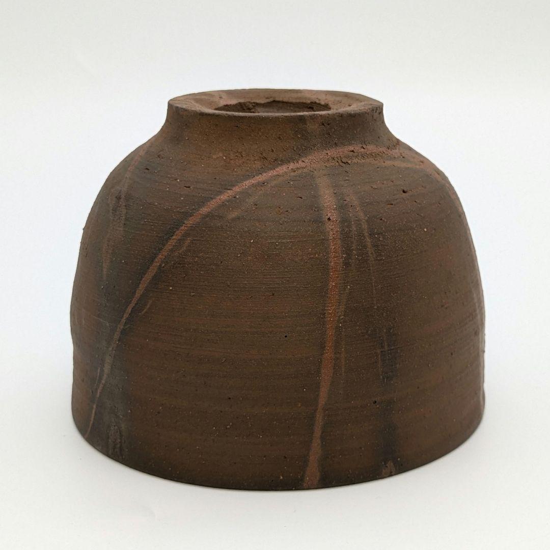 岡山県重要無形文化財 浦上善次 備前焼 緋襷茶盌 共箱 抹茶碗 抹茶茶碗 茶道具