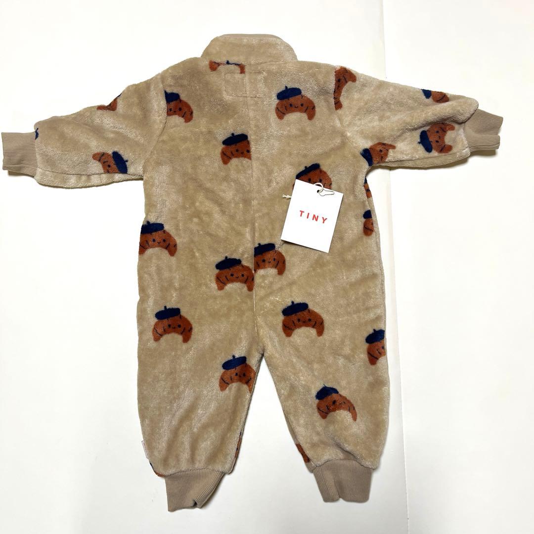 【美品】TINYCOTTONS (タイニーコットンズ)フリースロンパース