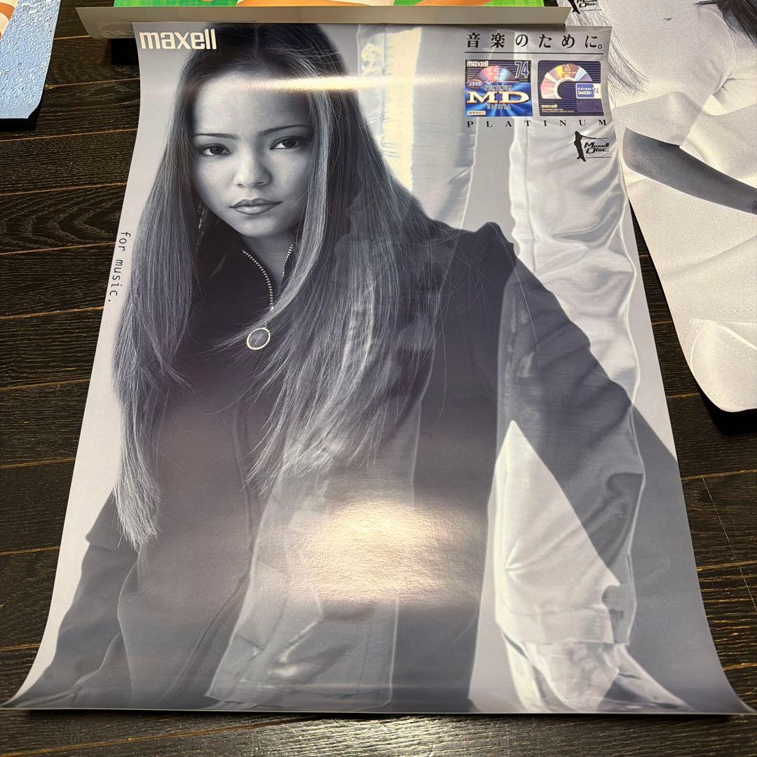 安室奈美恵 12枚 A2サイズ ポスター 当時品 マクセル 非売品 - メルカリ