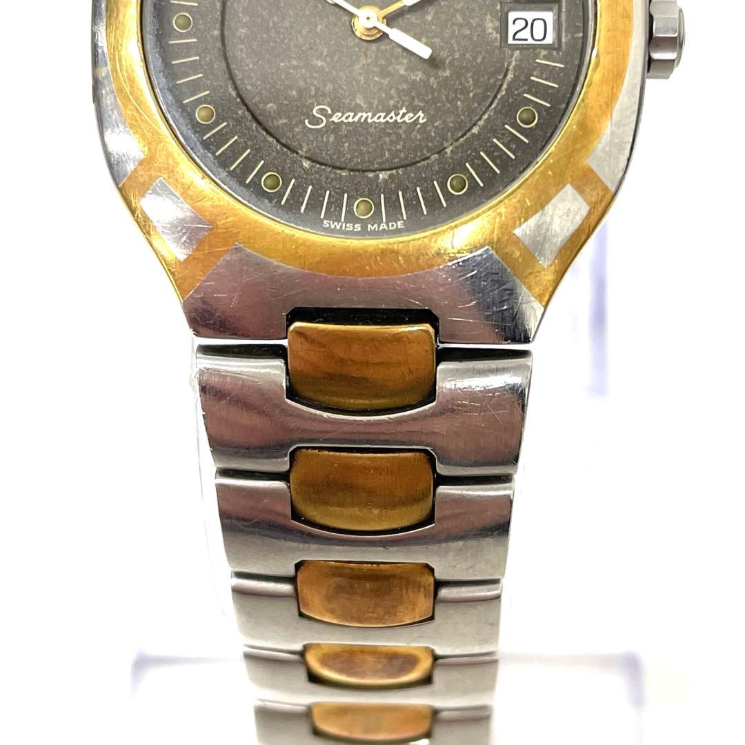 【TK】OMEGA オメガ　シーマスター　ポラリスデイト　クォーツ腕時計