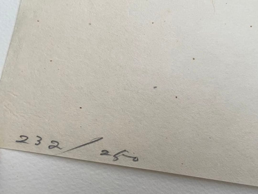 人間国宝 富本憲吉「つぼ」木版画 加藤版画研究所 額入