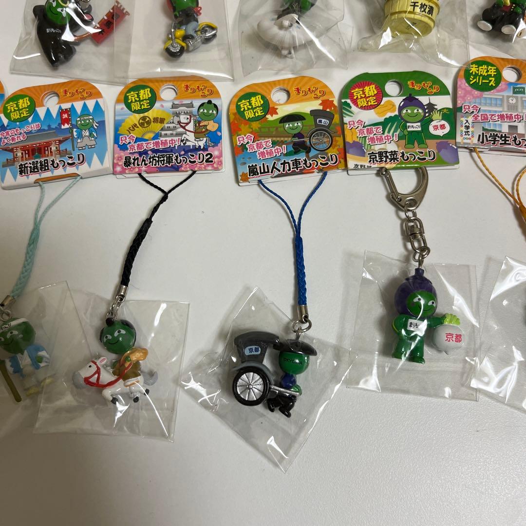 ご当地 まりもっこり　ストラップ　マスコット　キーホルダー　根付け　40点セット