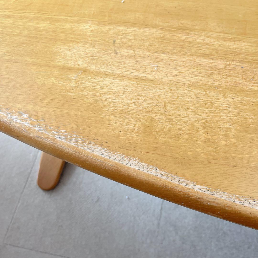 ダイニングテーブルのみ！　飛騨産業　豆型