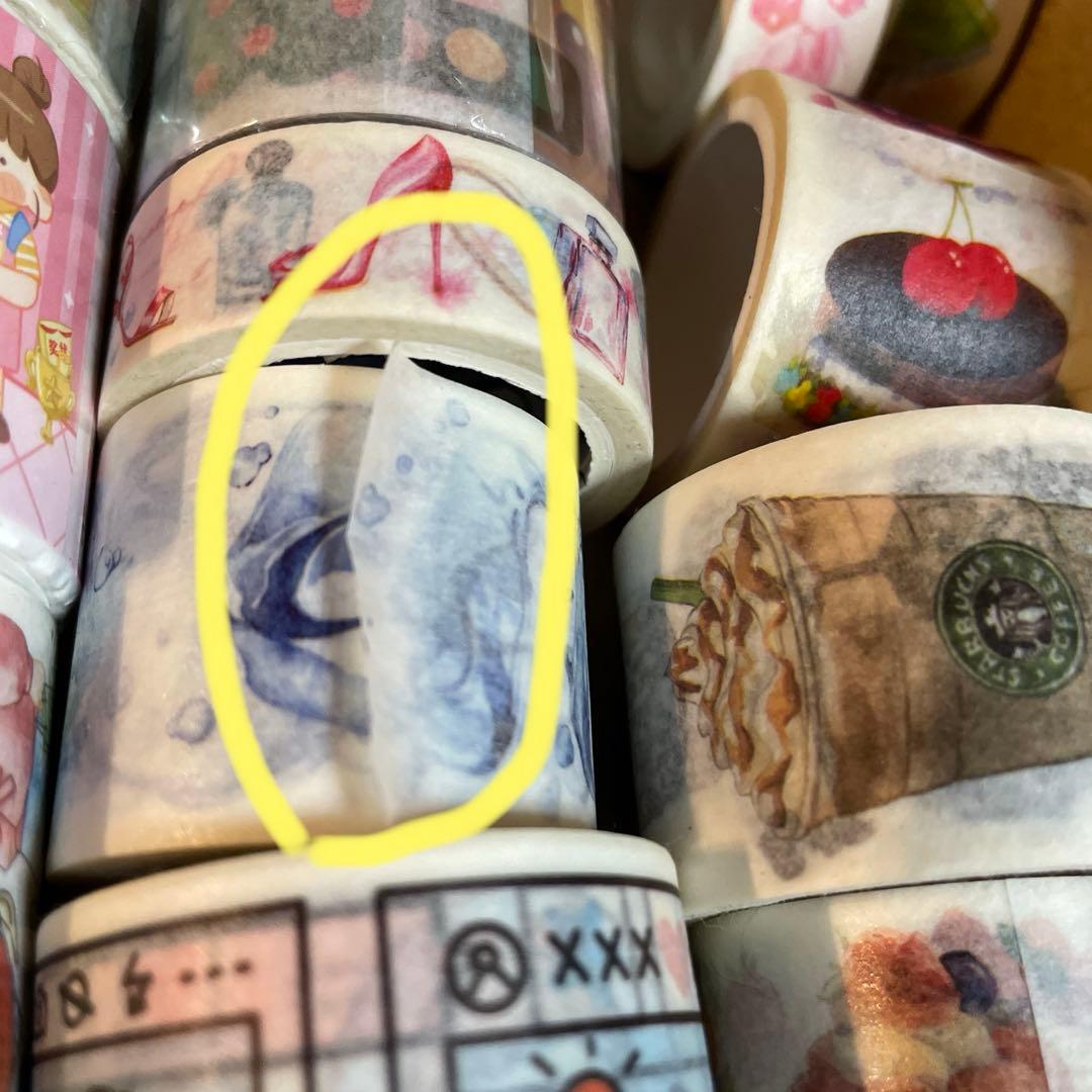 ②PETテープ まとめて マスキングテープ 海外 くま 女の子 樹下下下