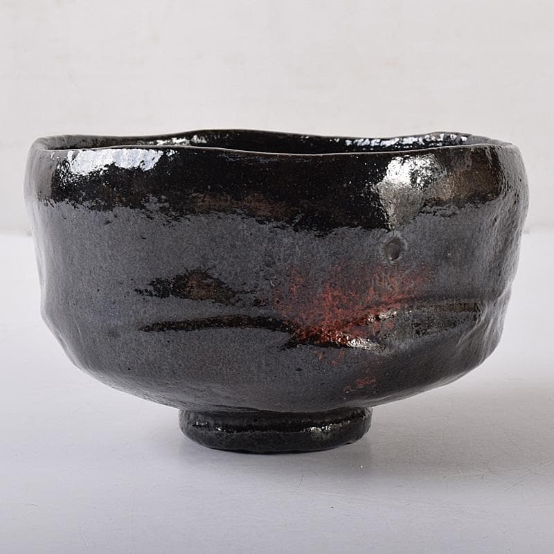 M5 様専用 楽吉左衛門 九代了入作 黒楽茶碗 銘「曙」 極め箱 M R8071