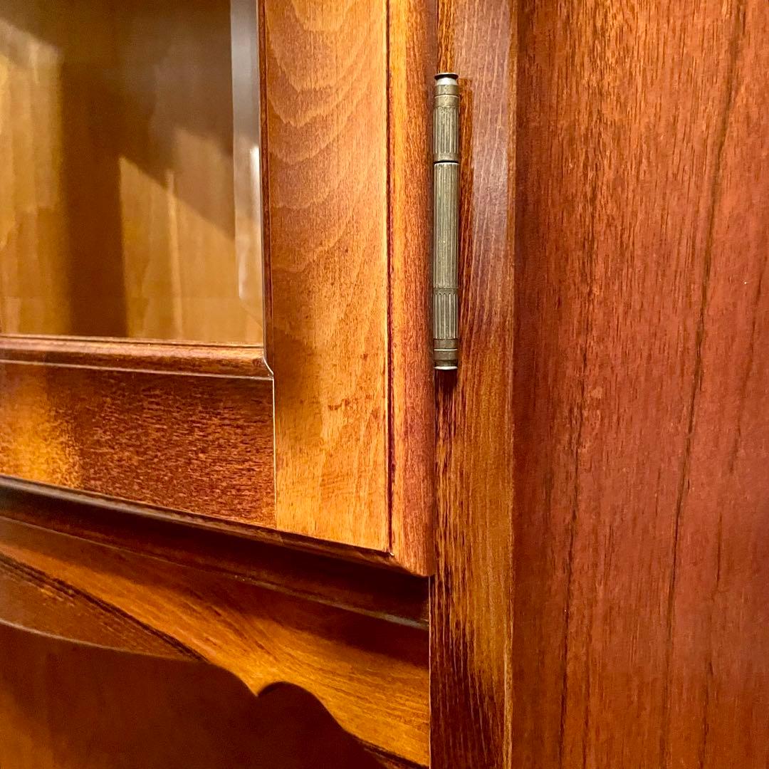 【カリモク】\"コロニアル\" HC3300NK 隅棚 コーナーキャビネット