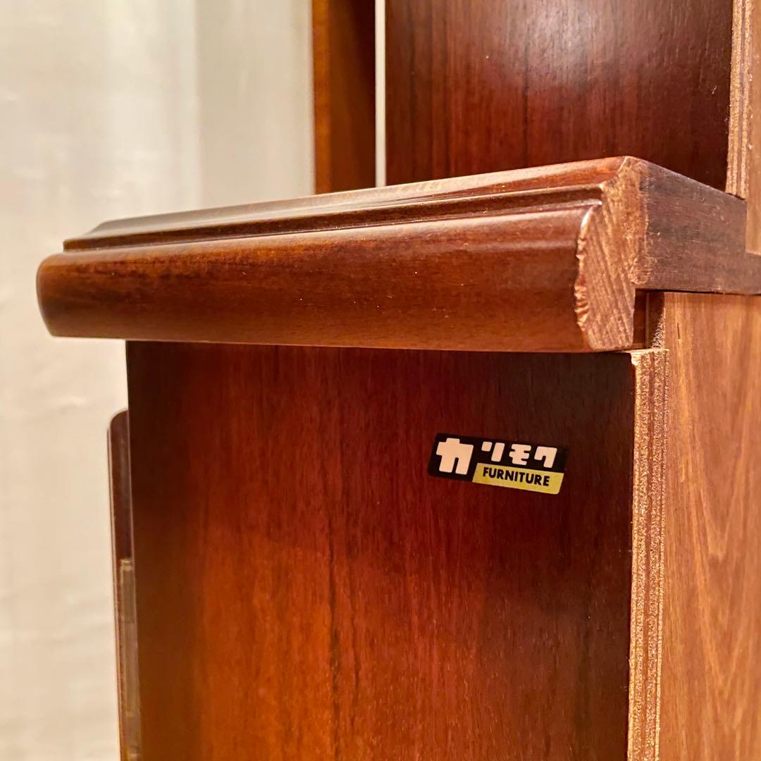 【カリモク】\"コロニアル\" HC3300NK 隅棚 コーナーキャビネット