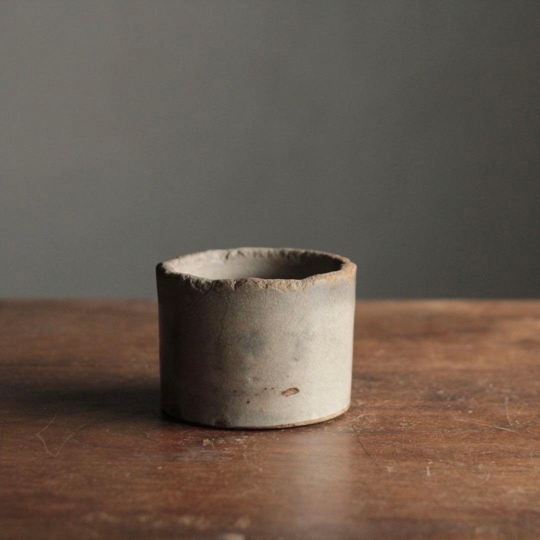 姿の佳い 瀬戸 火入 筒 オブジェ 古美術 古道具 アンティーク