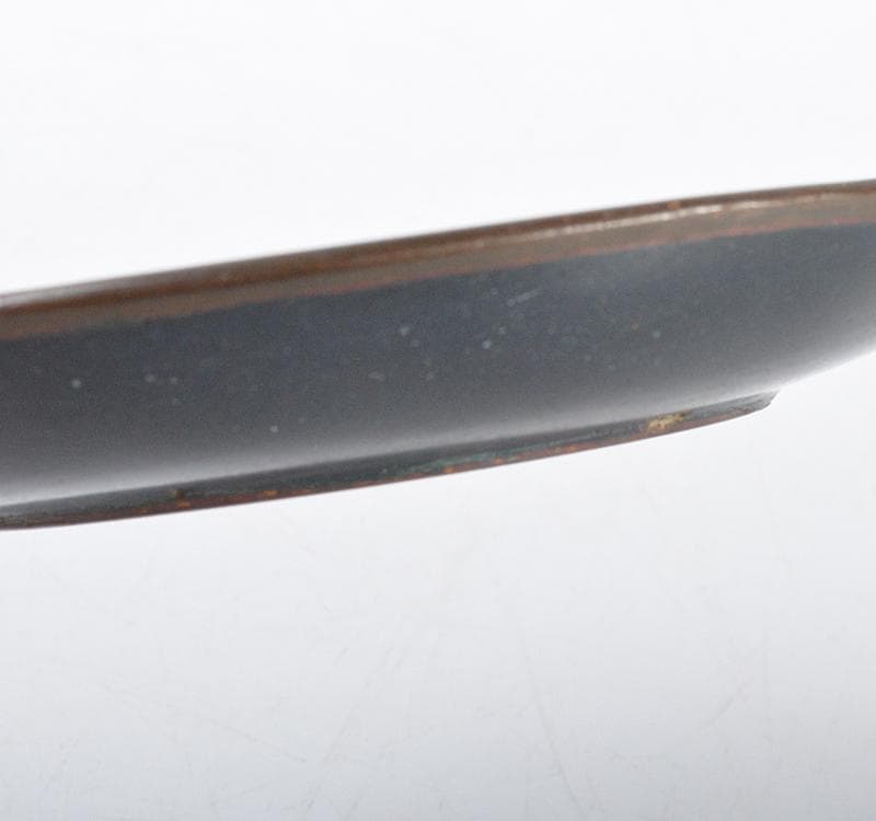 七宝焼 古七宝琺瑯彩 オコゼ 魚文盤 小皿 M R4298