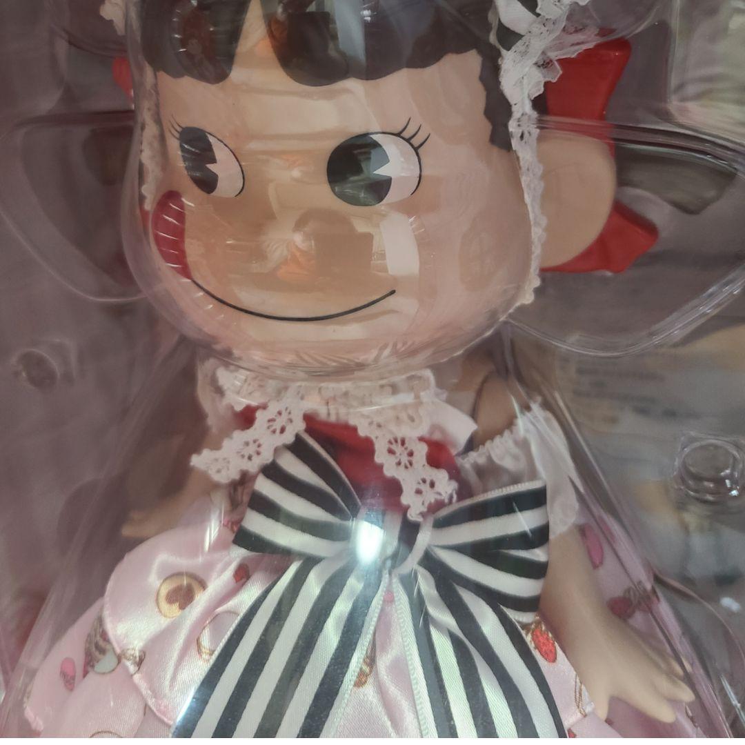 美品 スイーツペコちゃん ビスクドール 人形 不二家 シリアルナンバー