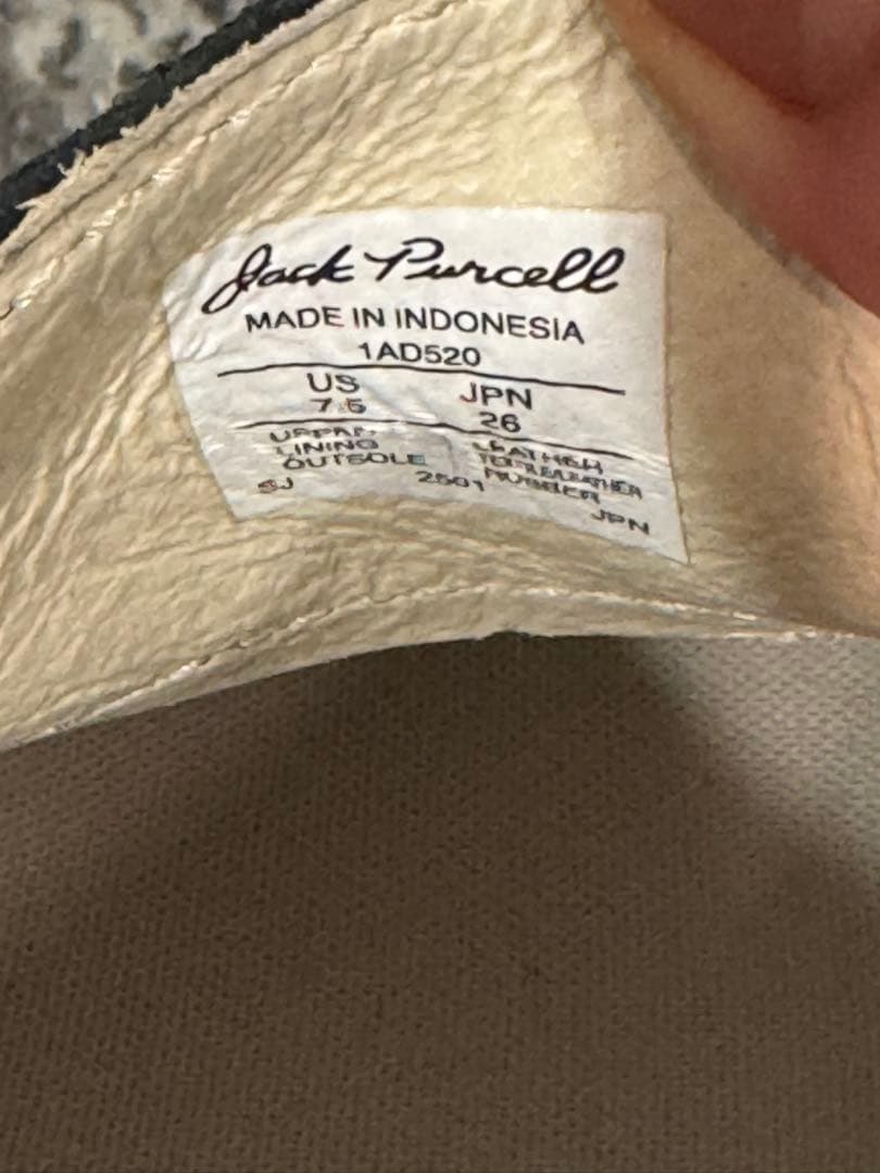 Jack Purcell Loafer / GP ブラック 26.0