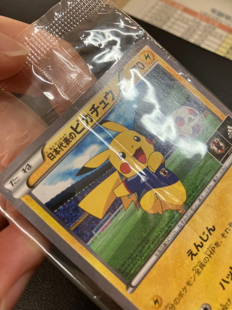 【未開封】日本代表のピカチュウ：ポケモンNewモン! Book付録 PROMO