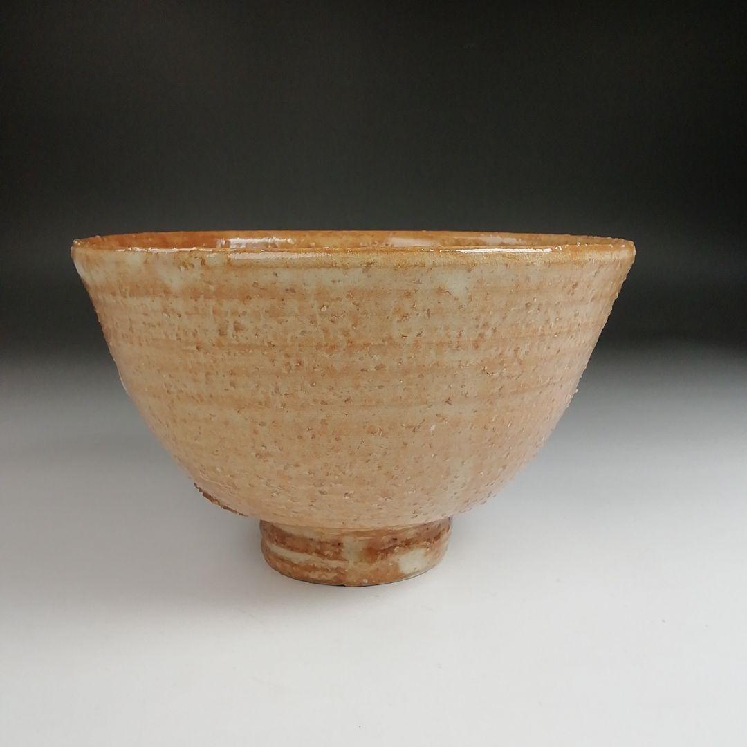S938 茶碗 『萩焼』『長沢窯 原田隆峰 作』 共箱 抹茶碗 茶道具