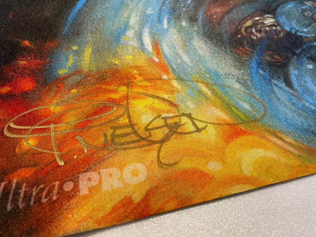 テレッサニールセン 意志の力 プレイマット サイン入り - YILANC-ART.COM