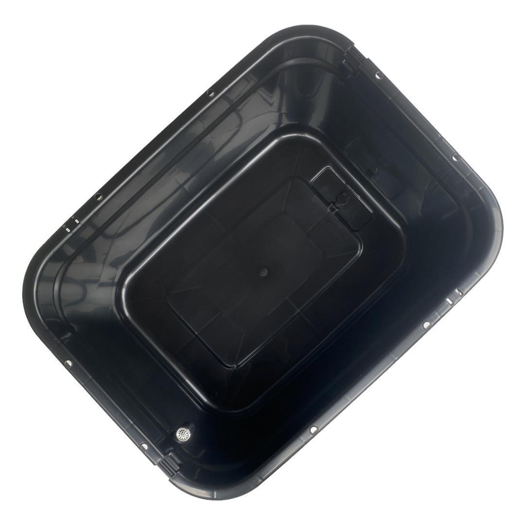 メダカ飼育ケース 120㍑x3個 黒・濃緑あり オーバーフロー 金魚飼育