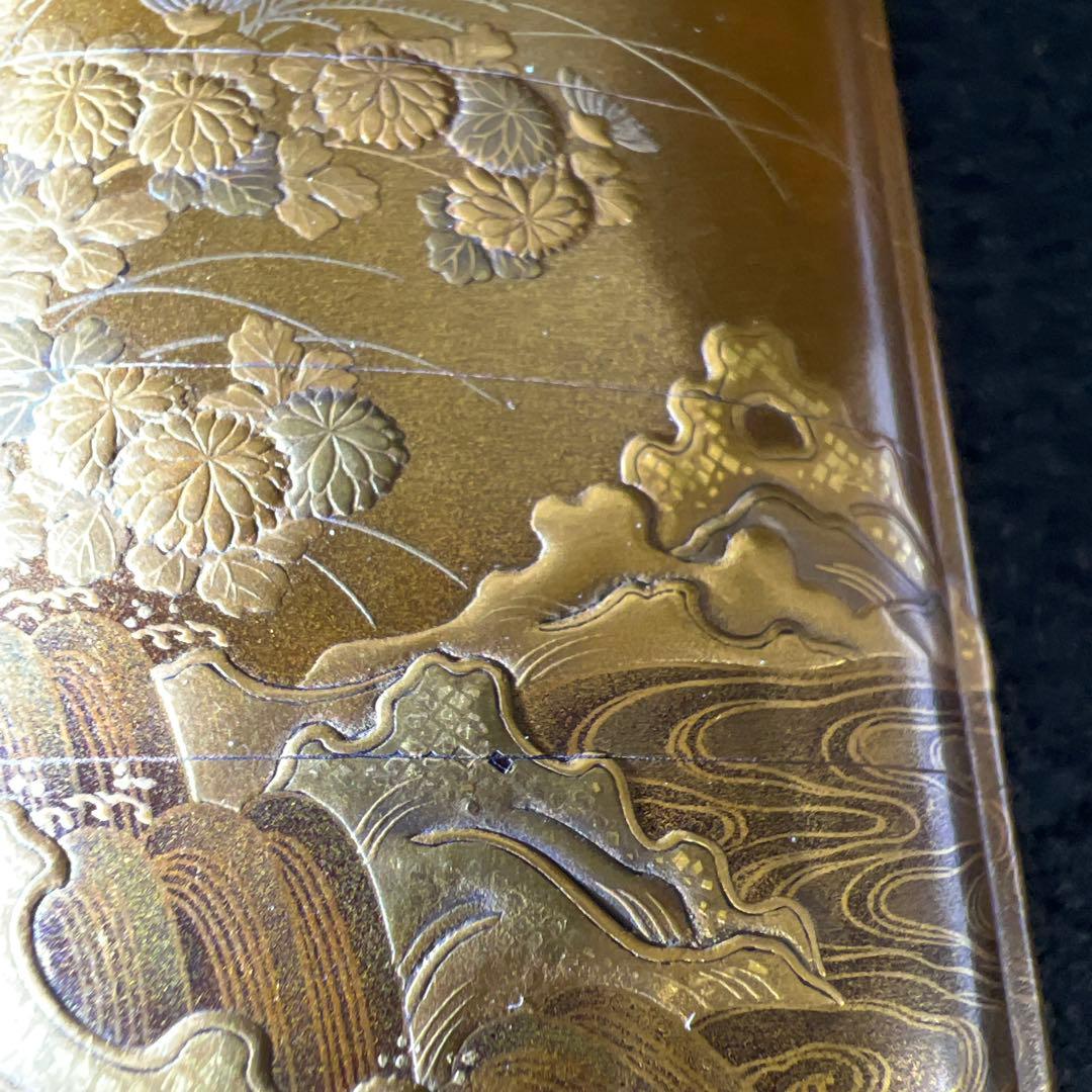 在銘　極上蒔絵　饅頭根付印籠　40g 東Y7-1219☆2Fチコチル