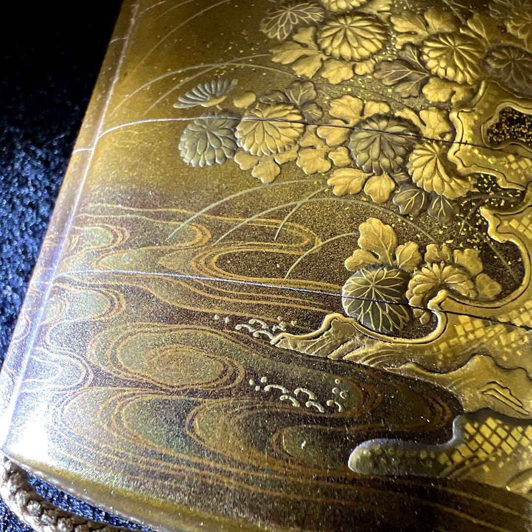 在銘 極上蒔絵 饅頭根付印籠 40g 東Y7-1219☆2Fチコチル