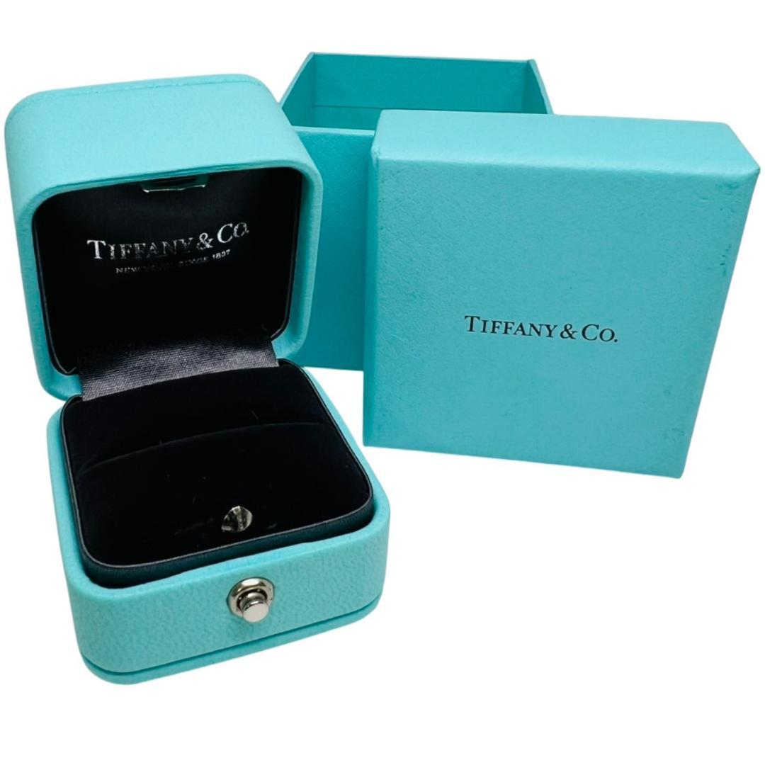 【極美品】TIFFANY リング 指輪 ラブノット コンビ 925 750 8号