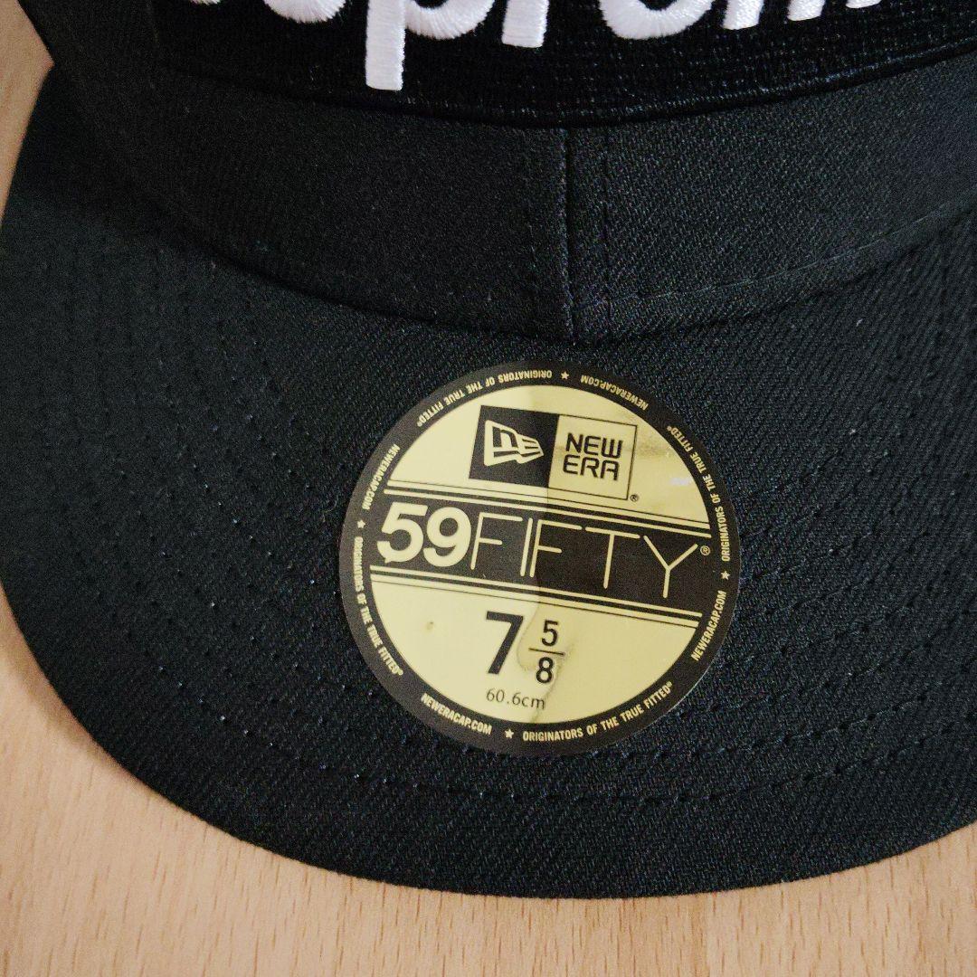 Supreme 59FIFTY ブラックキャップ 7 5/8 - メルカリ