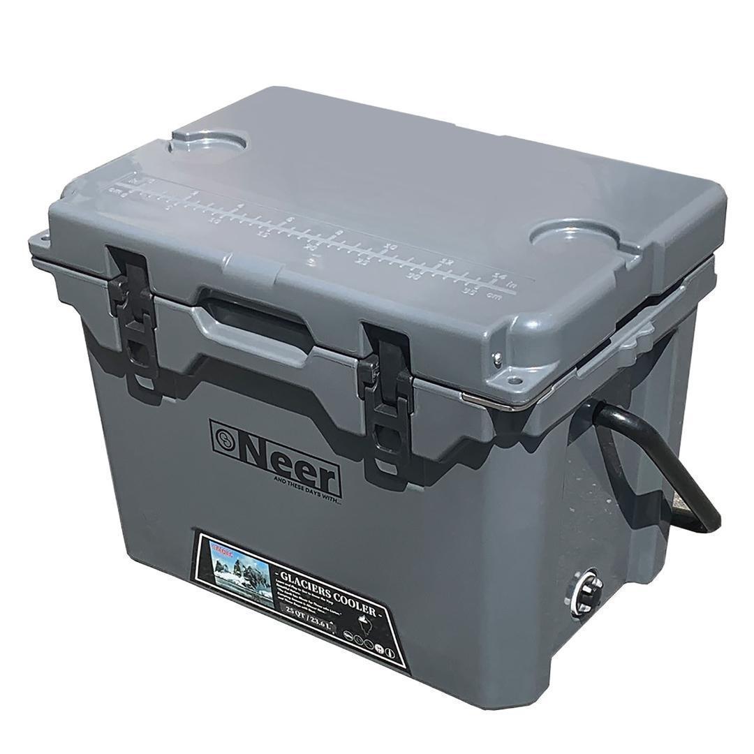 Neer グレイシャーズクーラーボックス 25QT 23.6L グレー 1647-intel