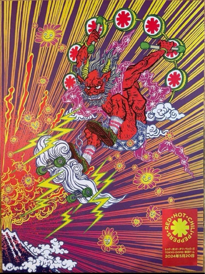 Red Hot Chili Peppers レッチリ リトグラフ 2枚セット