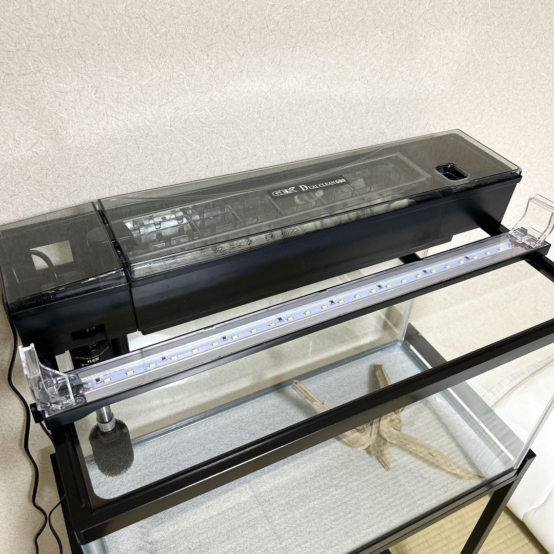 大阪 近畿 直接取引 引き取り限定】美品 GEX 60cm水槽 水槽台セット