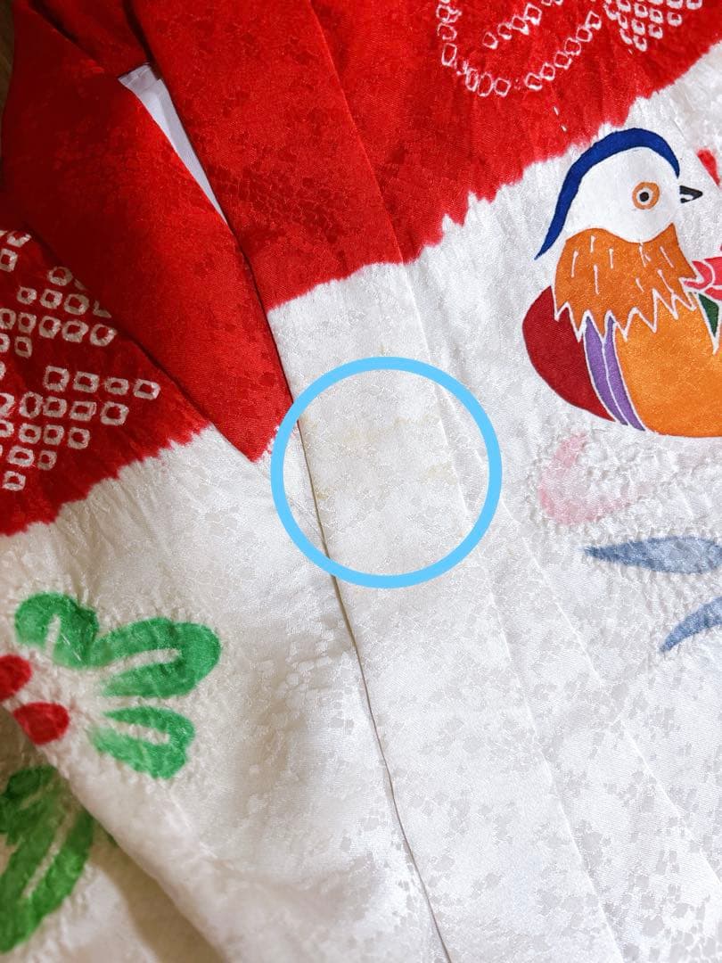 豪華逸品総絞り被布♡七五三　3歳　フルセット　女の子　赤　白　正絹