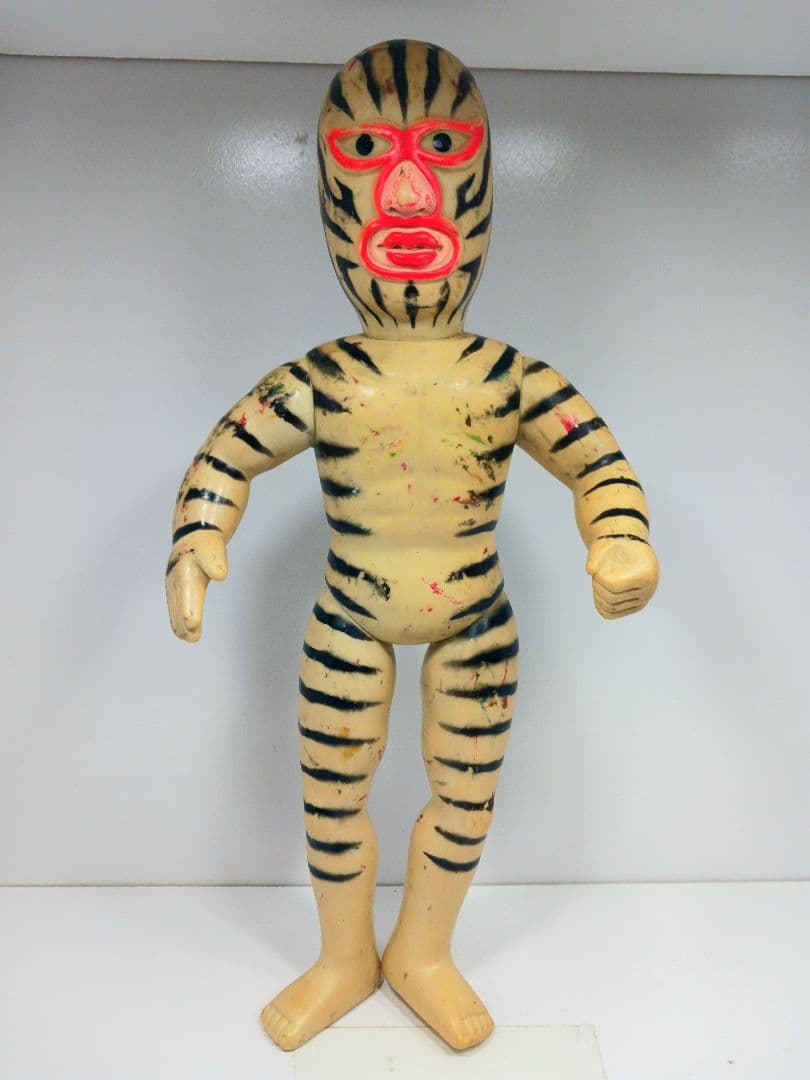 中嶋製作所 タイガーマスク グレートゼブラ ソフビ フィギュア
