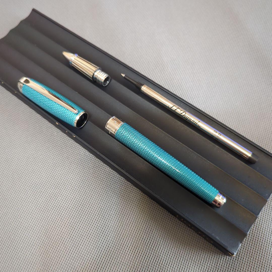 STデュポン「ラインD ギヨシェアンダーラッカー アクアマリン