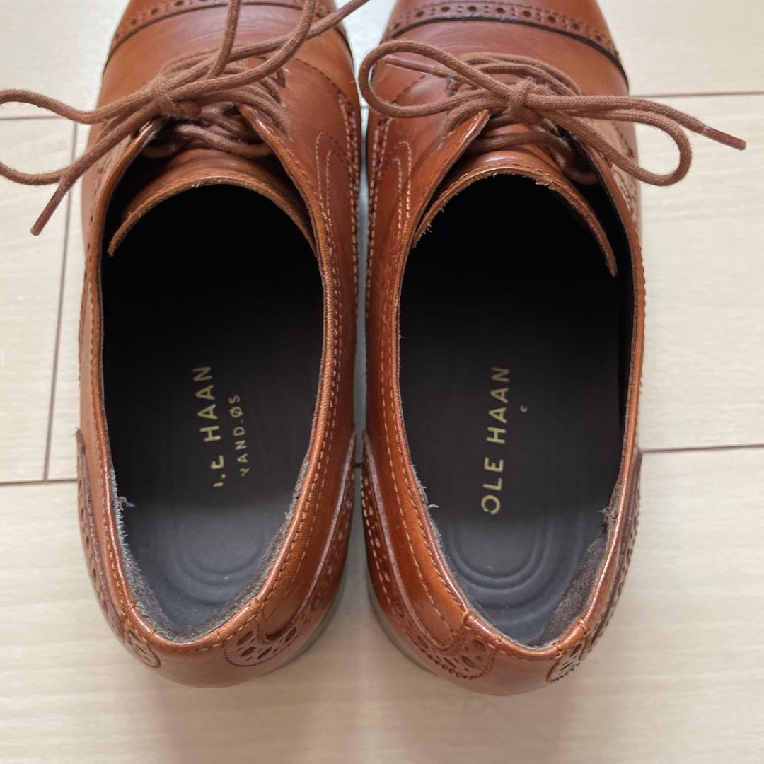 【美品】COLE HAAN コールハーン GRAND OS ブラウンレザー 8W
