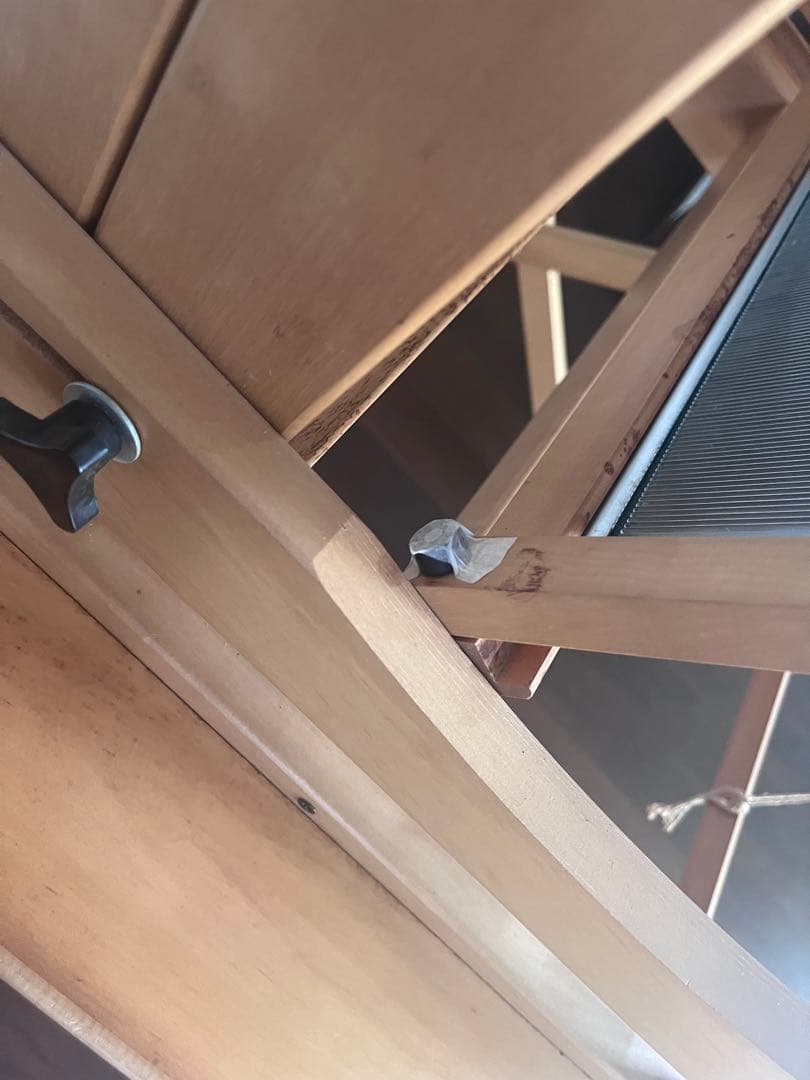 アシュフォード　テーブルルーム8枚綜絖60㎝幅　スタンド　ペダル