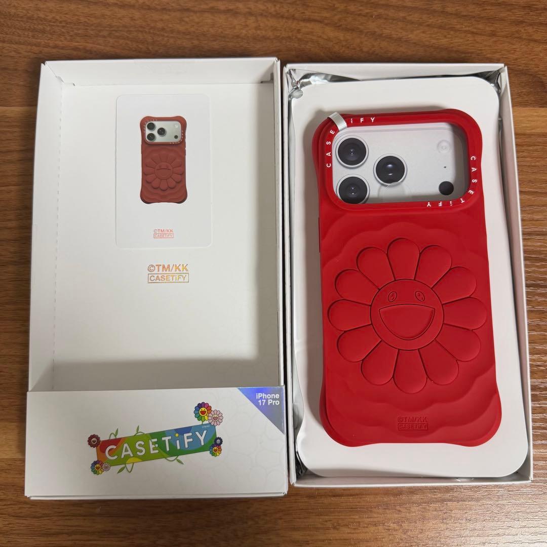 村上隆 x CASETiFY FLOWERS BLOOM レッド