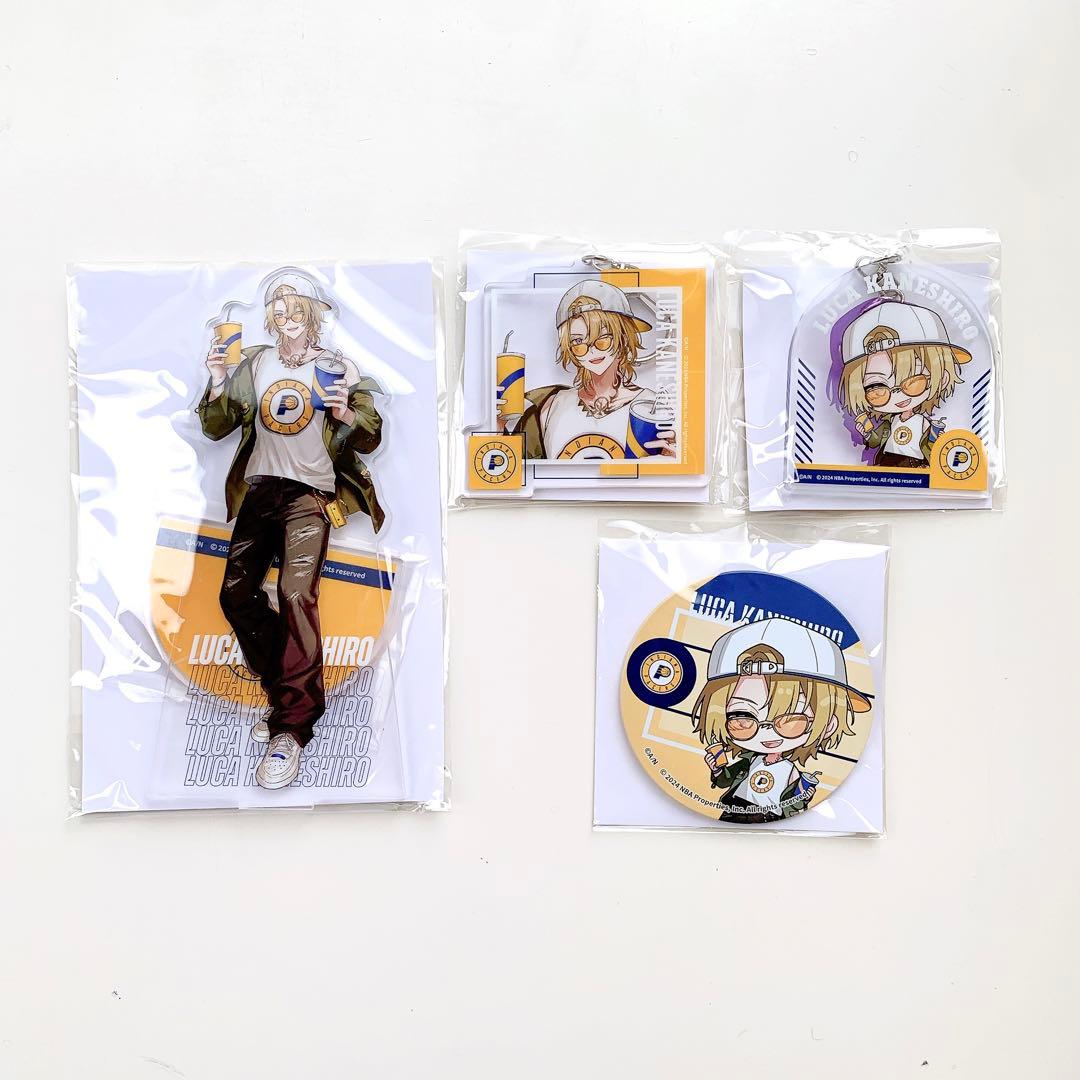 ルカ カネシロ NBA コラボ D賞 缶バッジ にじさんじEN NBA ルカ・カネシロ