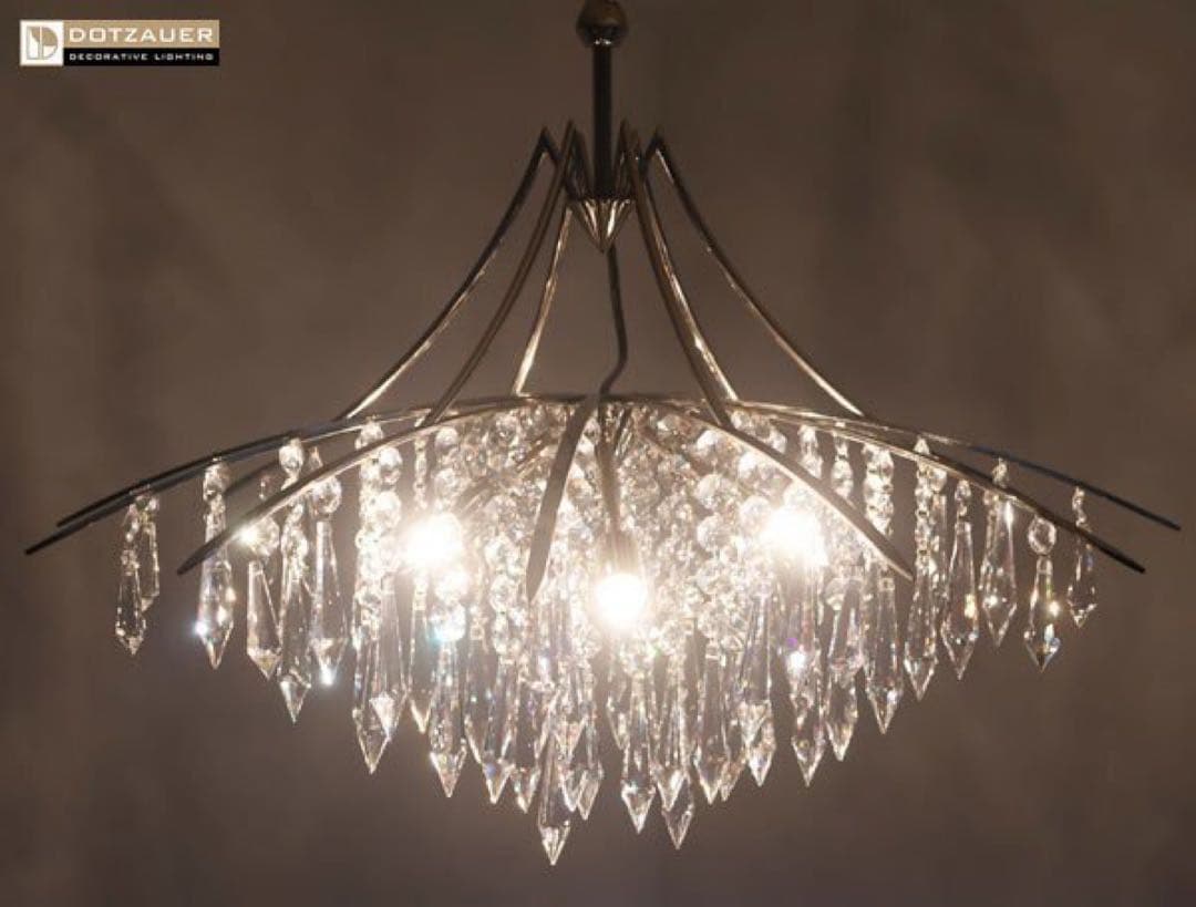 ドッツァウアー IDC大塚家具 シャンデリア 6灯 天井照明 29万 展示品