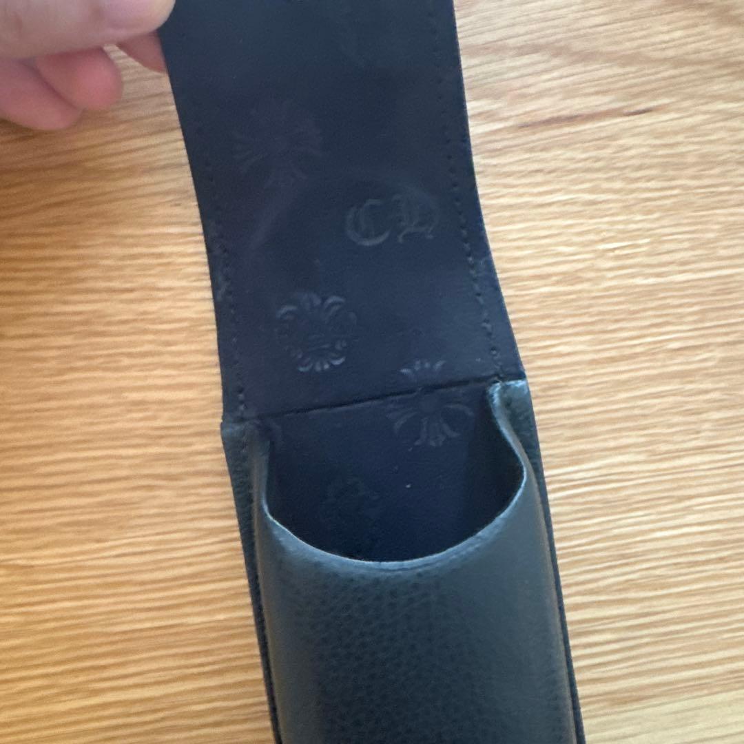 クロムハーツ メガネケース ハードケース アイウェア スクールロゴ 眼鏡