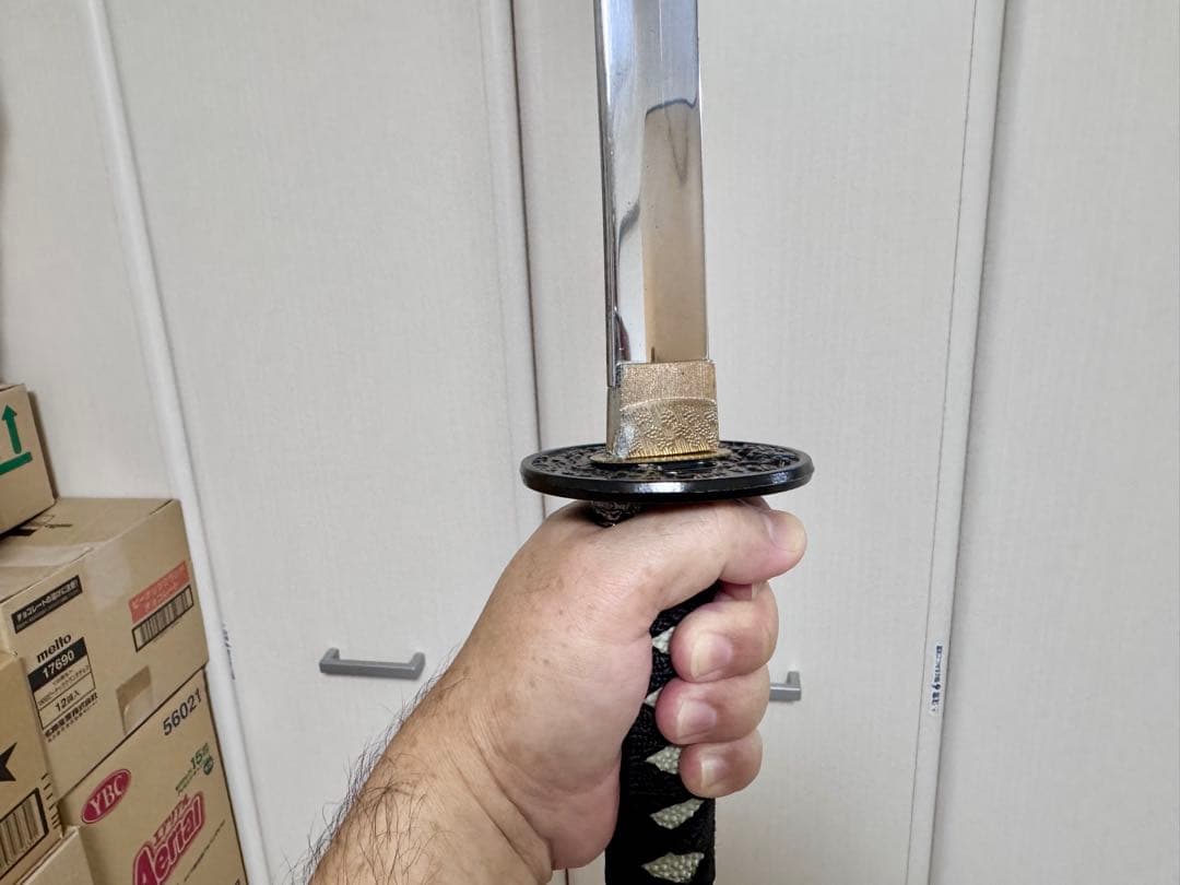 模造刀居合い練習可能大刀黒