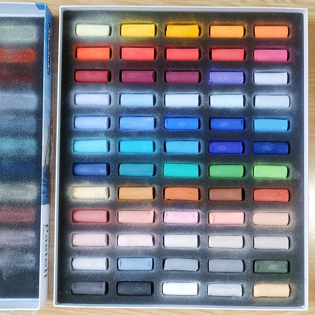 シュミンケ ソフトパステル ハーフスティック 60色 セット - メルカリ