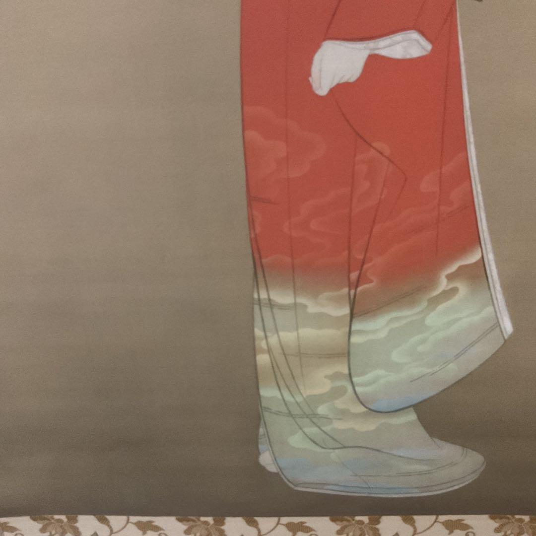 上村松園作 序の舞 【 多色刷高級美術印刷 】東京芸大所蔵 小学館より