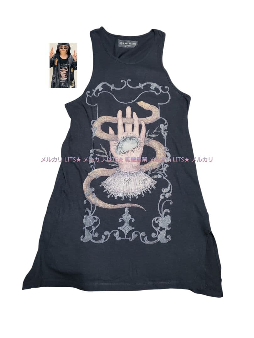 HYDE着用 share spiritタンクトップ
