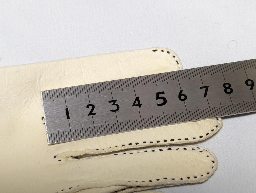 Dents ドスキン 50sヴィンテージ 英国製グローブ オフホワイト XS