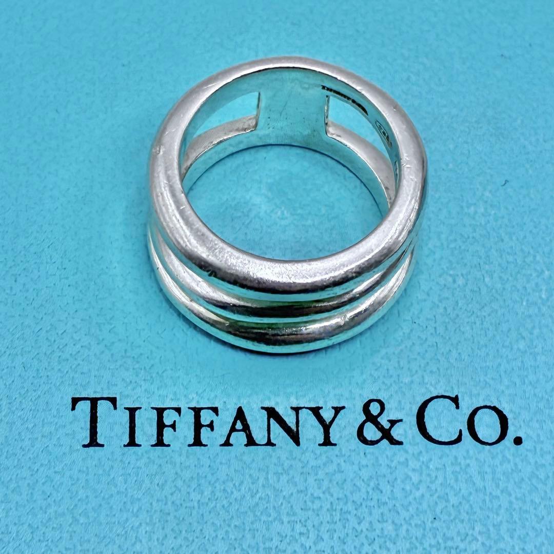 ティファニー　9号　オープン　ダイアゴナル　リング　シルバー925　指輪