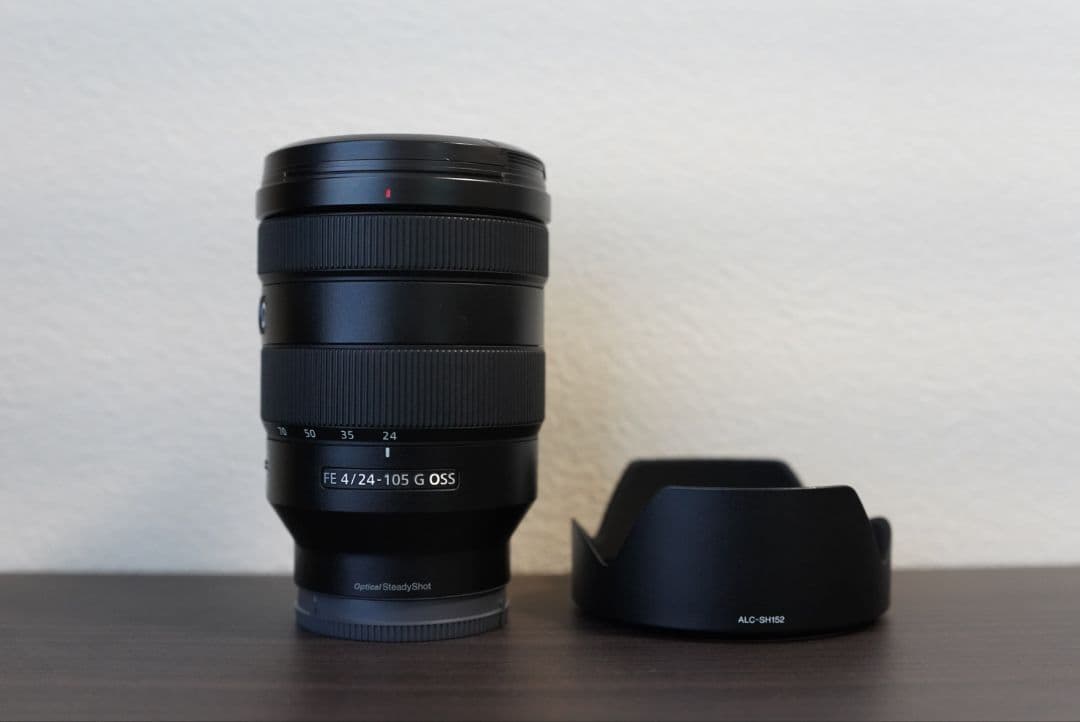 美品 SONY FE 24-105mm F4 G OSS レンズ ソニー　ズーム カメラレンズ FE 24-105mm F4 G OSS ブラック SEL24105G [ソニーE