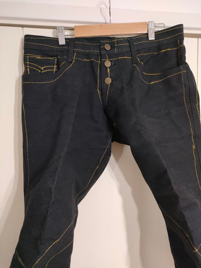 超希少状態良☆NEMETHクリストファーネメス手書グリッド立体裁断デニム