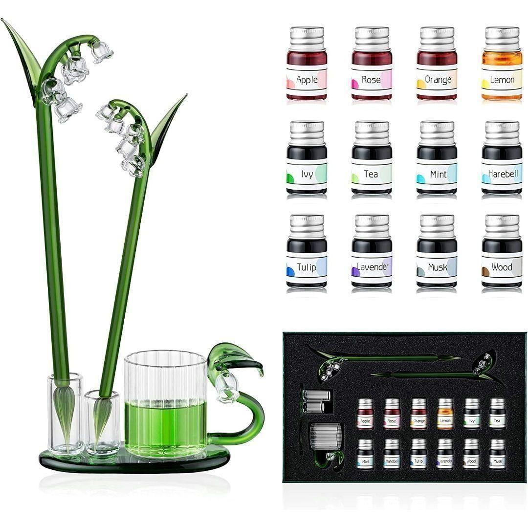 *12.38* ESSSHOPベルランガラスペン レインボーク 可愛いガラスペン Amazon | ESSSHOPベルランガラスペン レインボークリスタルガラスペン