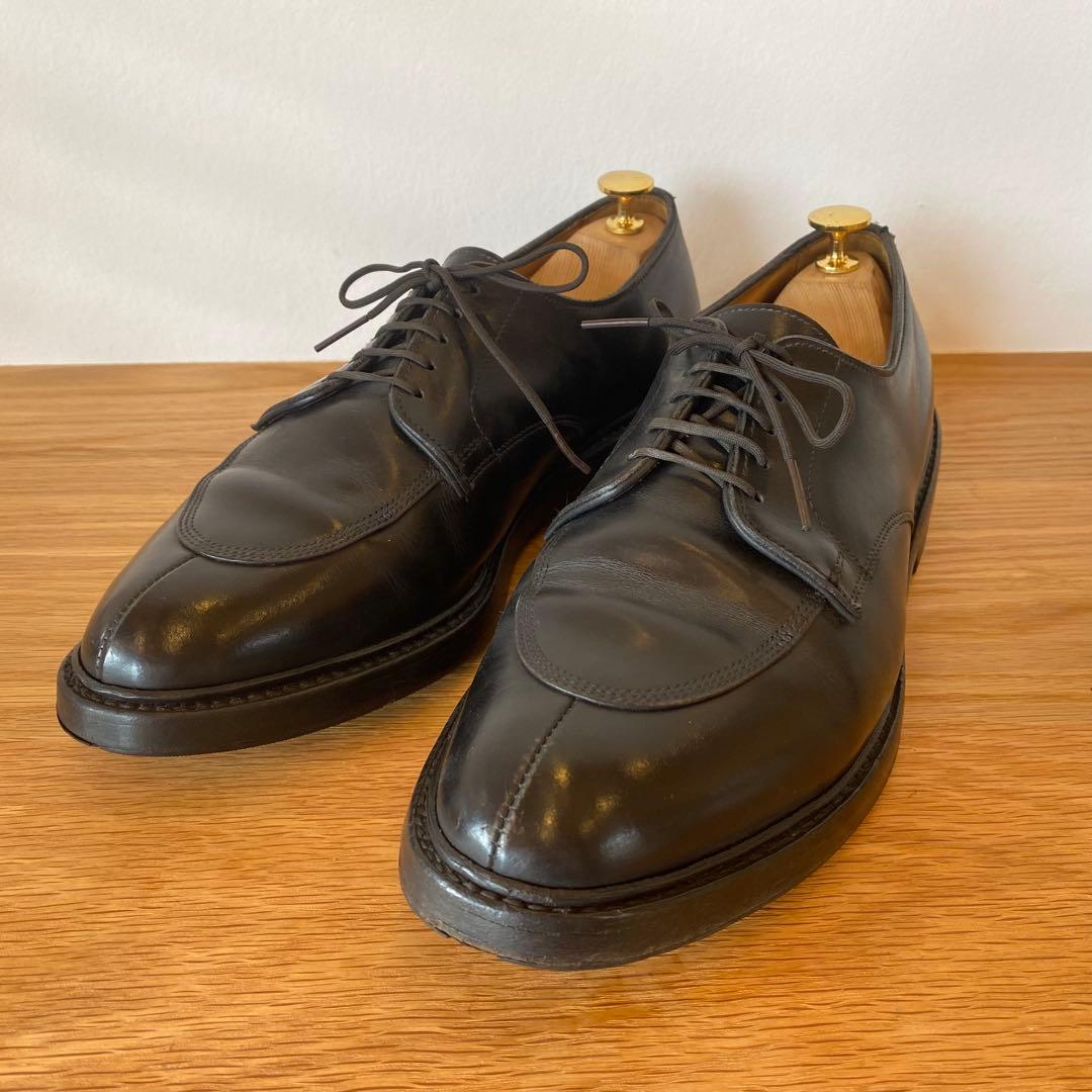 Allen Edmonds ウォルトンWaltonUチップダービー 黒 US9D