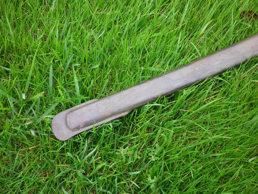 九五式軍刀の鞘　中期型（サイド駐爪タイプ）　当時物　状態良好